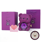 Eternal Love Rose Bear – A Rotating Jewelry Surprise She’ll Never Forget