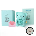 Eternal Love Rose Bear – A Rotating Jewelry Surprise She’ll Never Forget