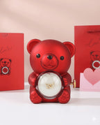 Eternal Love Rose Bear – A Rotating Jewelry Surprise She’ll Never Forget