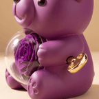 Eternal Love Rose Bear – A Rotating Jewelry Surprise She’ll Never Forget